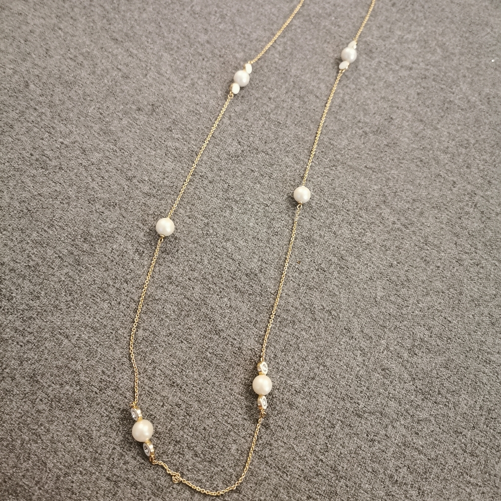Kate Spade Gold and Pearl Necklace